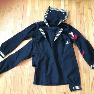 Set of two vintage jumpers Navy sailor shirts